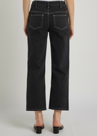Liberowe Alec Cropped Straight-leg Jeans Black