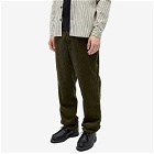 Oliver Spencer Men's Cord Drawstring Trousers in Green