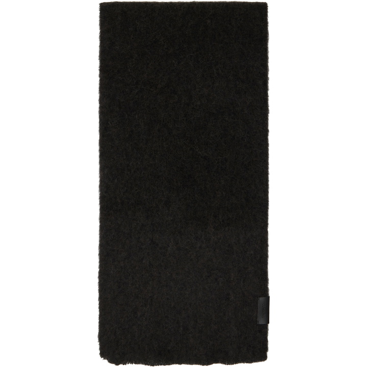 Photo: LEMAIRE Brown Fluffy Scarf