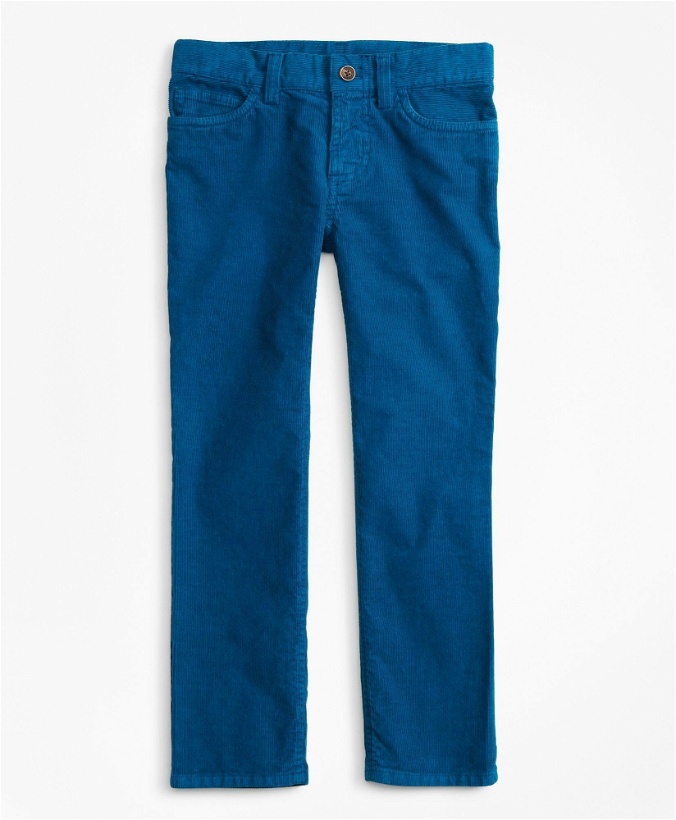 Photo: Brooks Brothers Boys Five-Pocket Corduroys Pants | Teal