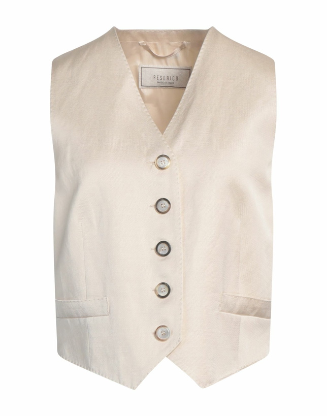 Photo: Peserico Womens Tailored Vest in Cream