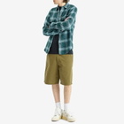 Adsum Men's Classic Plaid Workshirt in Green Check