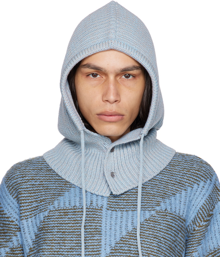 Photo: AFTER PRAY Blue Drawstring Beanie