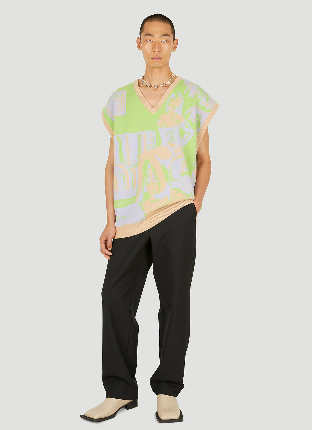 Ninamounah Kingfish Sleeveless Sweater