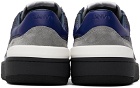 Lanvin Gray & Navy Clay Sneakers