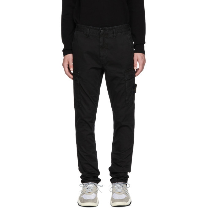 Photo: Stone Island Black Cargo Pants