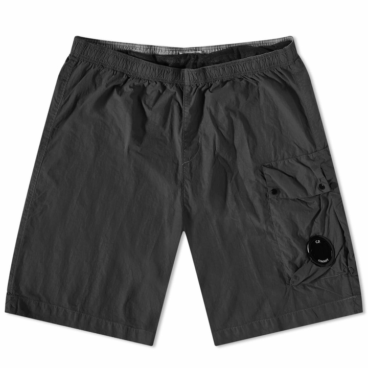 Photo: C.P. Company Men's Nylon Lens Swim Short in Black