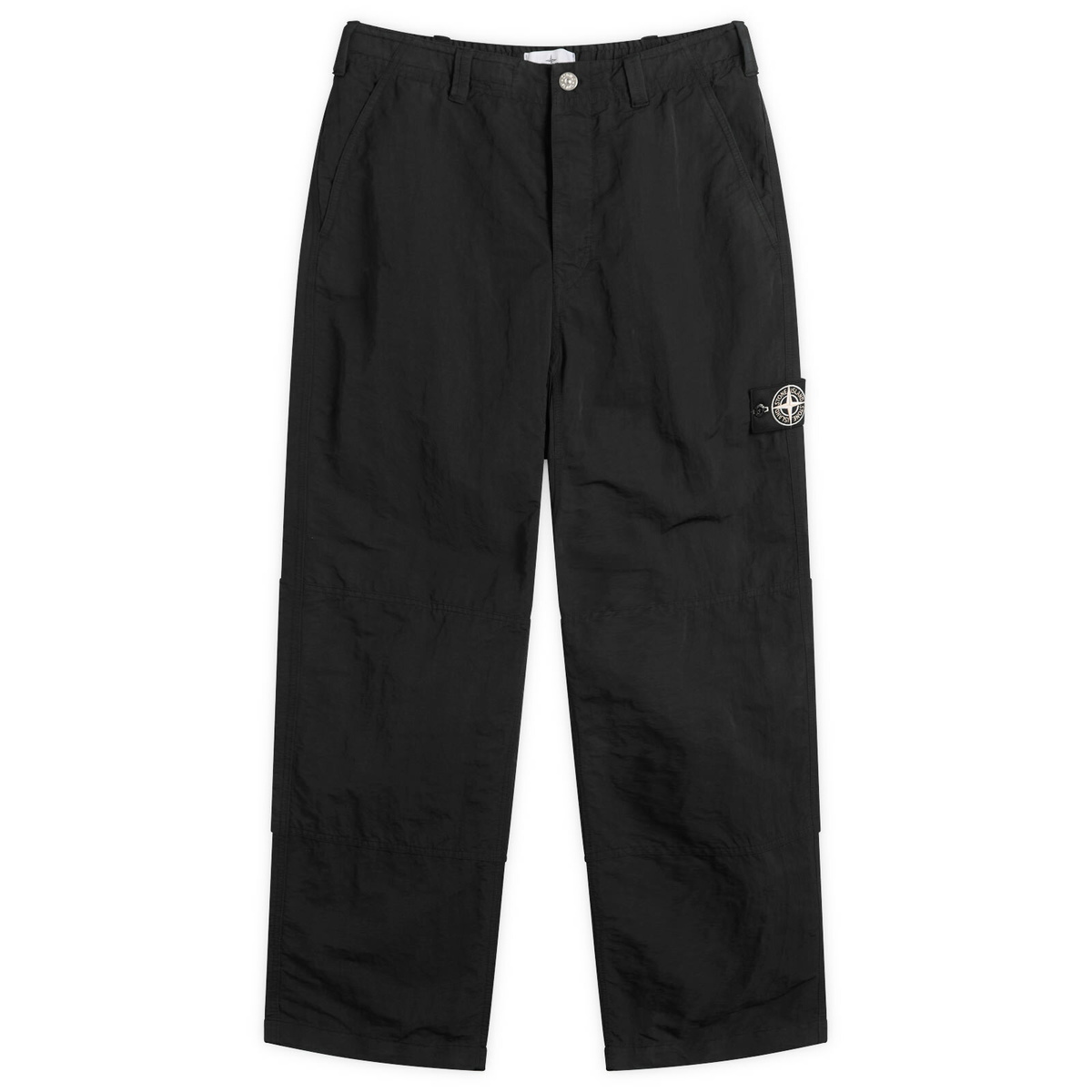 Stone Island Men's Ghost Ventile Cargo Pants in Black Stone Island
