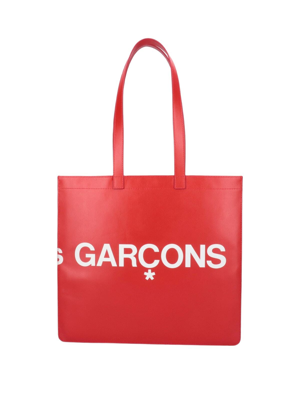 Comme des Garçons Wallet Logo Tote Bag