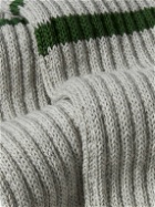 Beams Plus - Schoolboy Striped Cotton-Blend Socks