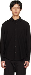 Lady White Co. Black Spread Collar Shirt