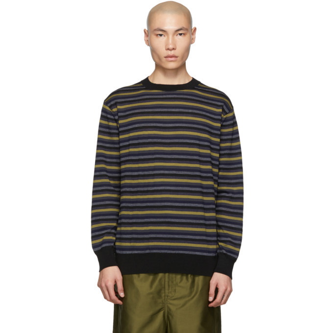 Photo: Comme des Garcons Homme Multicolor Striped Sweater