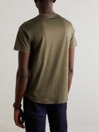 Loro Piana - Slim-Fit Silk and Cotton-Blend Jersey T-Shirt - Green
