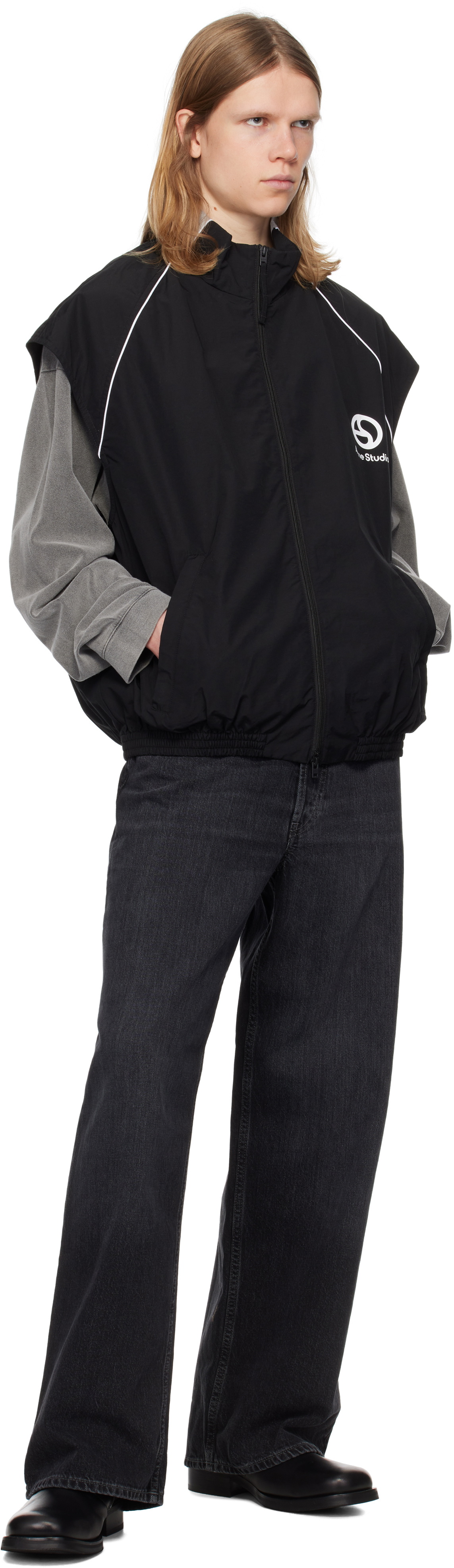 Acne Studios Padded Vest in Black | FWRD