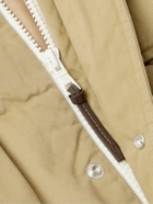 Moncler Genius - Palm Angels Quilted Cotton-Gabardine Down Jacket - Brown