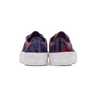 Needles Pink and Purple Tie-Dye Asymmetric Ghillie Sneakers