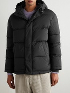 NN07 - Matthew 8245 Quilted Padded Recycled-Shell Hooded Jacket - Black