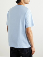 A.P.C. - Kyle Logo-Print Cotton-Jersey T-Shirt - Blue