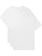 PAUL SMITH - Three-Pack Cotton-Jersey T-Shirts - White