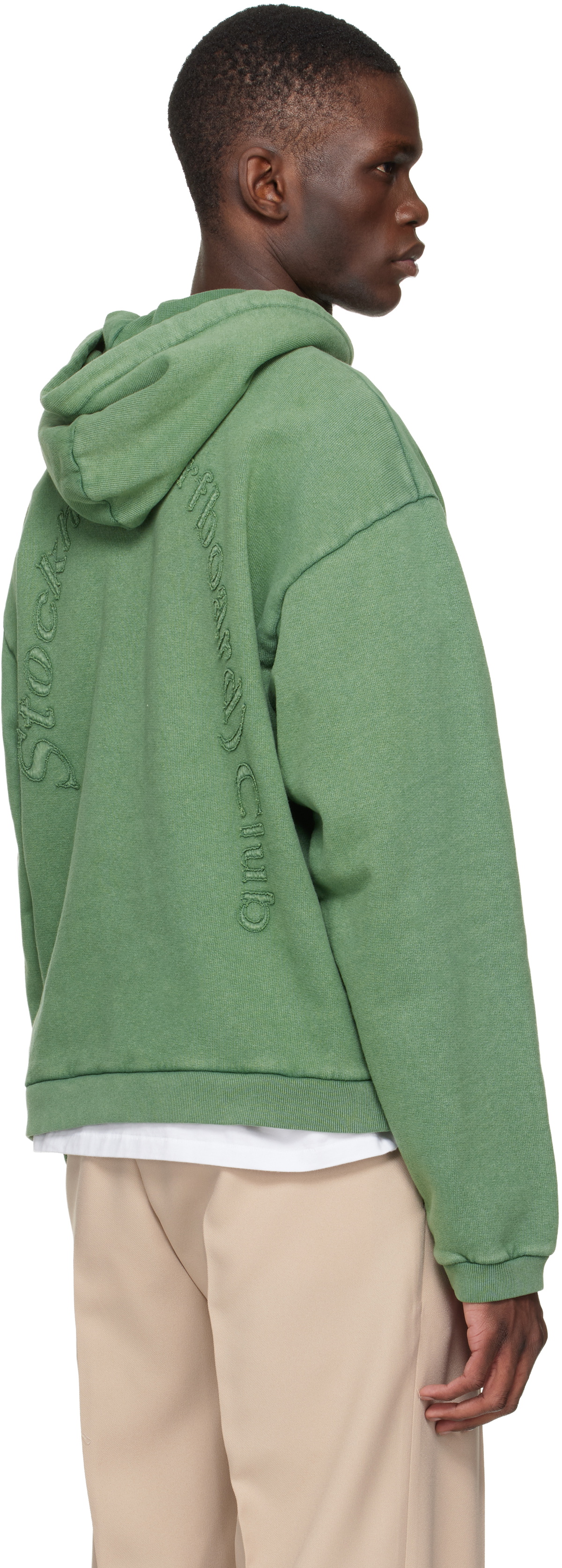 Stockholm (Surfboard) Club Green Logo Hoodie