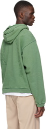 Stockholm (Surfboard) Club Green Logo Hoodie