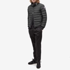 Moncler Men's Akio Logo Down Jacket in Black