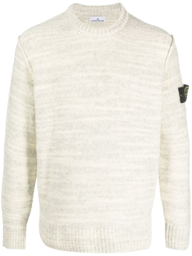 Photo: STONE ISLAND - Wool Crenwck Jumper