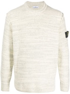 STONE ISLAND - Wool Crenwck Jumper