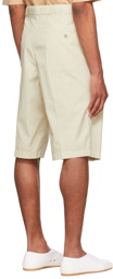 Lemaire Gray Cotton Shorts