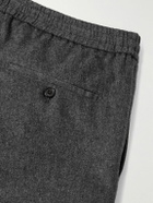 Incotex - Tapered Pleated Wool and Cashmere-Blend Trousers - Gray