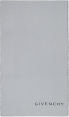 Givenchy Gray 'Givenchy' Woven Scarf