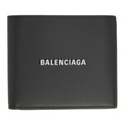 Balenciaga Grey Cash Folded Square Wallet