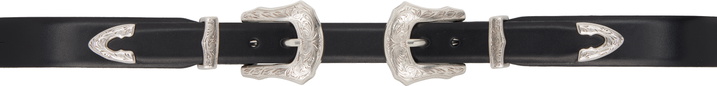 Photo: Toga Pulla Black Double Buckle Belt