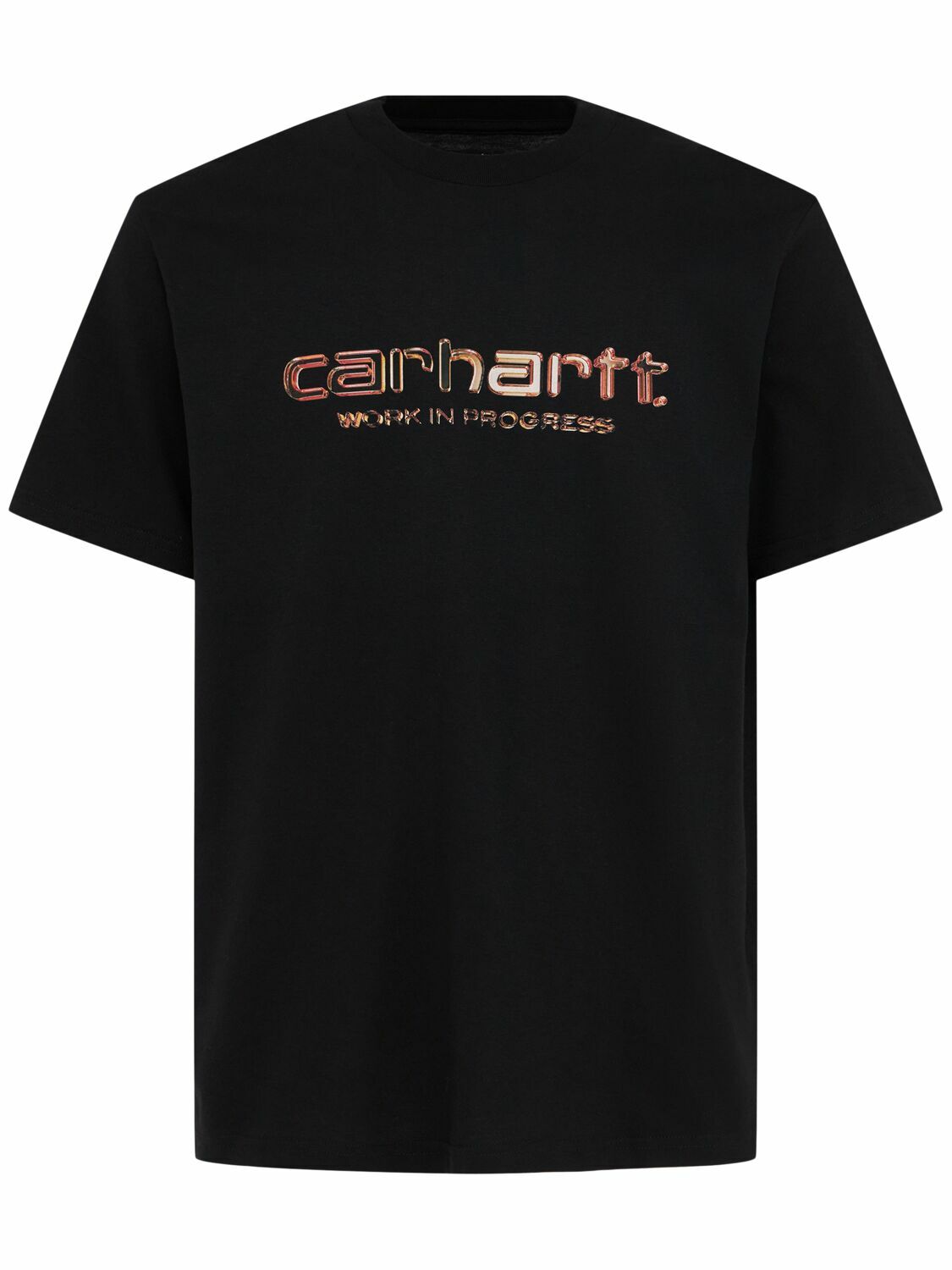 Tシャツ・カットソー CARHARTT WIP VISTA COTTON T-SHIRT Carhartt Wip Vista Logo Faded Cotton T-shirt Grey Carhartt WIP