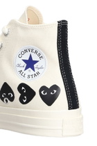 Comme des Garçons Play Chuck 70 Cdg High Sneakers In Beige Cotton