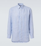 Charvet Striped linen shirt