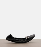 Gucci Prima Horsebit leather ballet flats