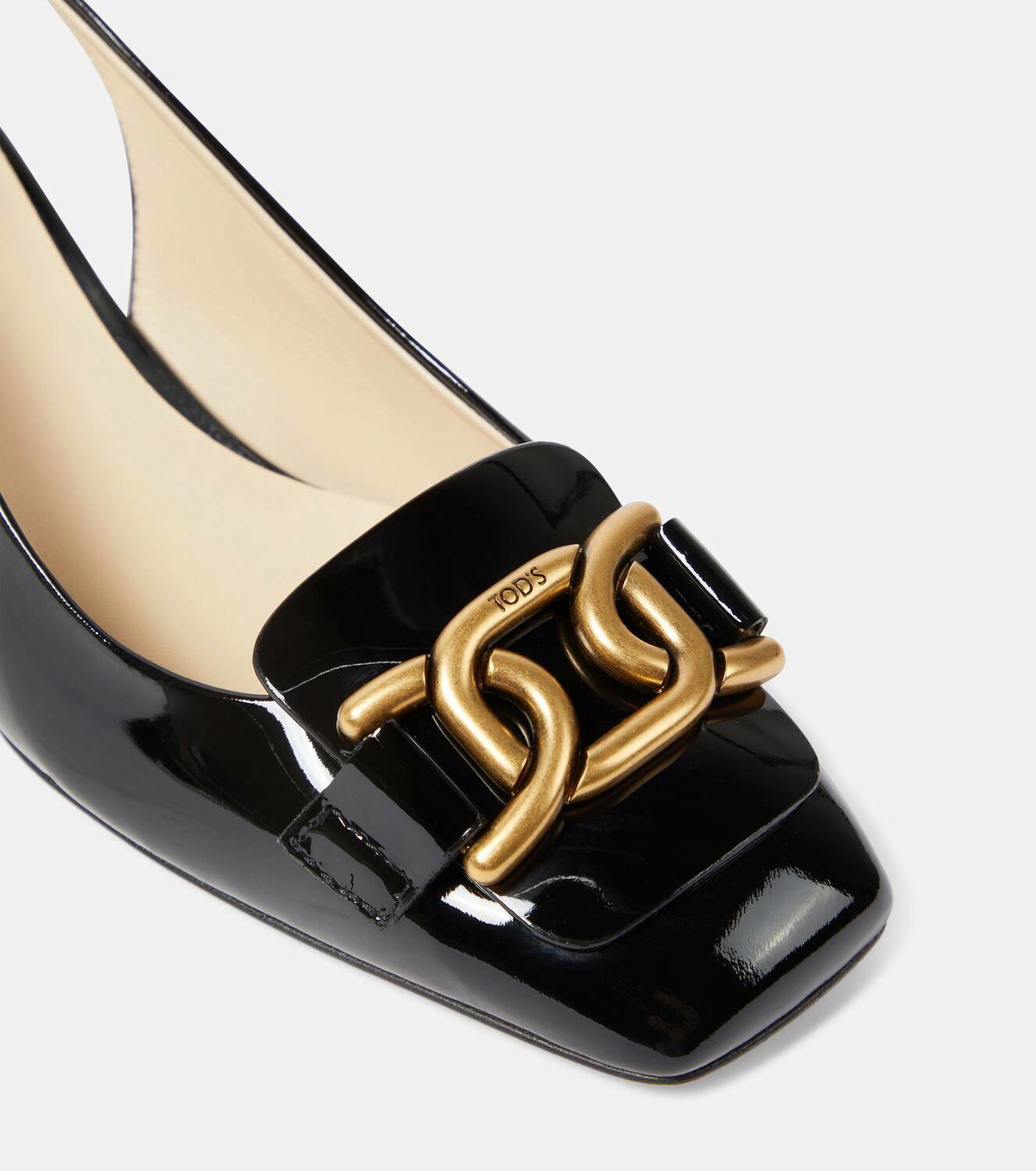 Tod's Kate patent leather slingback pumps Tod's