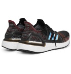 Adidas Sport - UltraBOOST 19 Rubber-Trimmed Primeknit Running Sneakers - Black