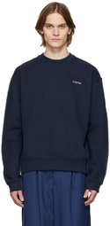 Marni Navy & Black Colorblock Sweatshirt