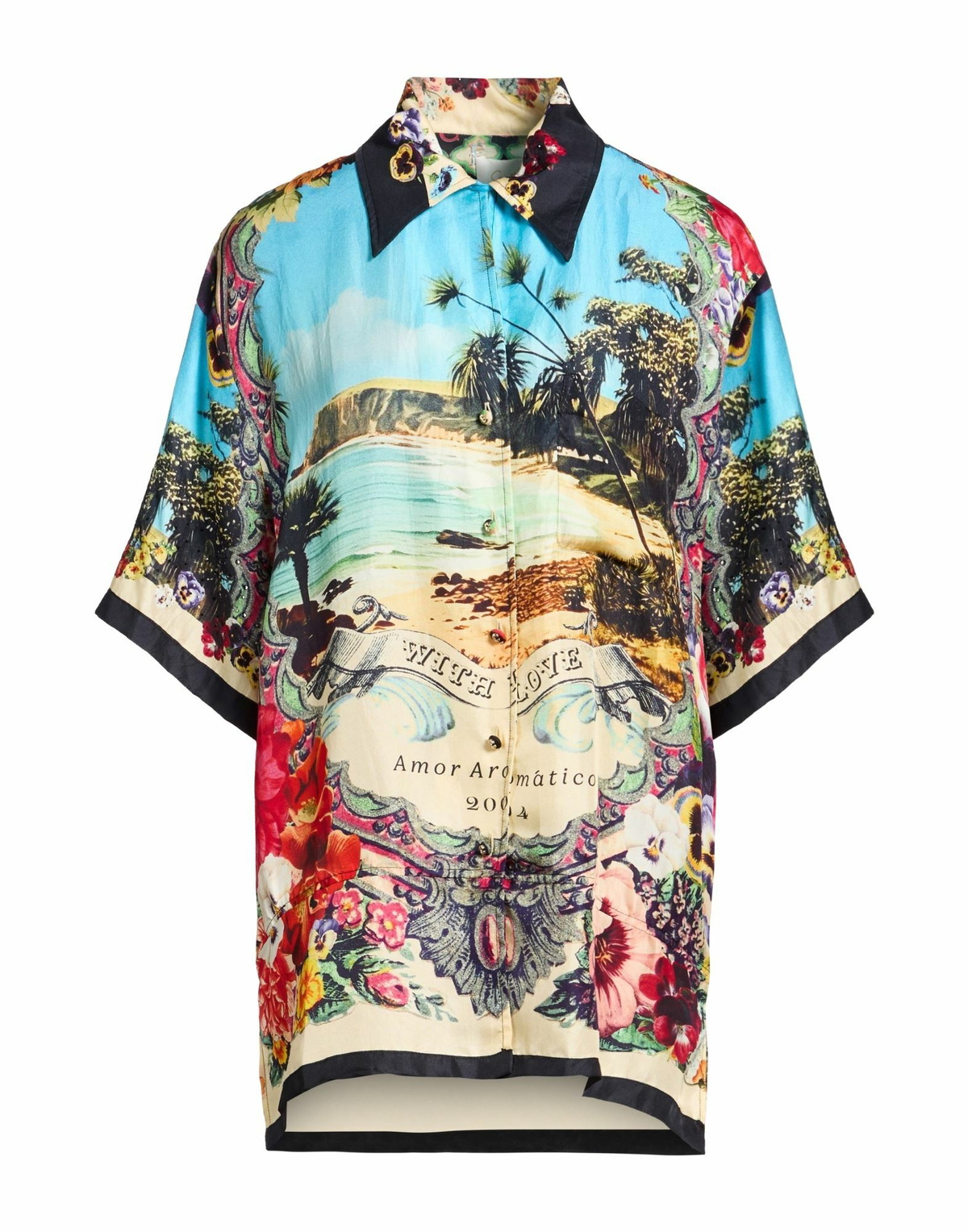 Camilla Womens Shirt Sky in Blue