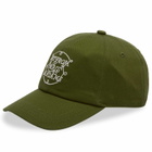 Drôle de Monsieur Men's Braided Slogan Cap in Khaki 