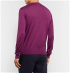 Charvet - Slim-Fit Cashmere and Silk-Blend Sweater - Purple