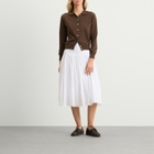 Nothing Written Women's Villa Cotton Collar Cardigan in Brown