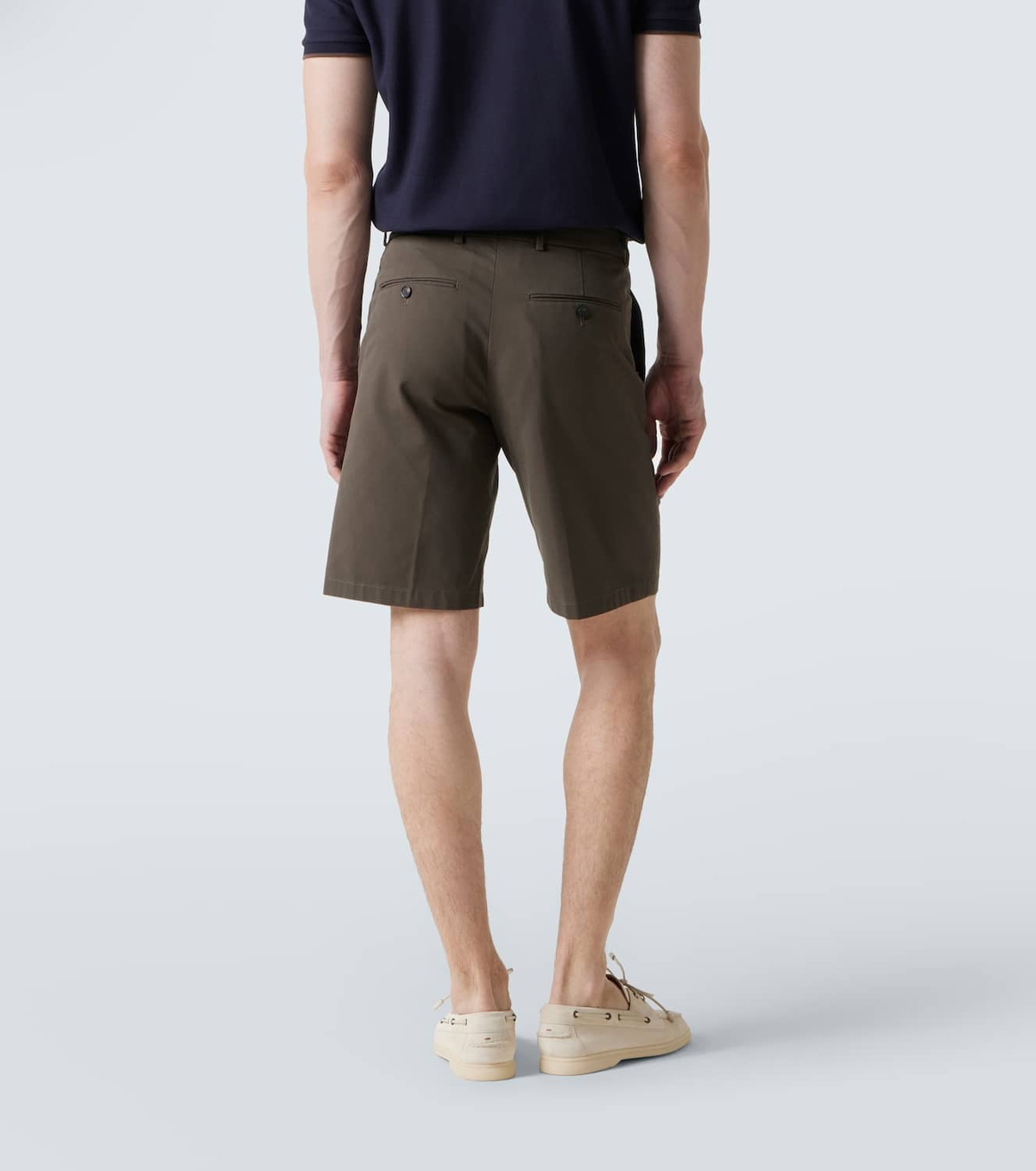 Loro Piana Jarno cotton-blend Bermuda shorts