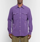 Isabel Marant - Vigo Cotton-Corduroy Western Shirt - Men - Purple