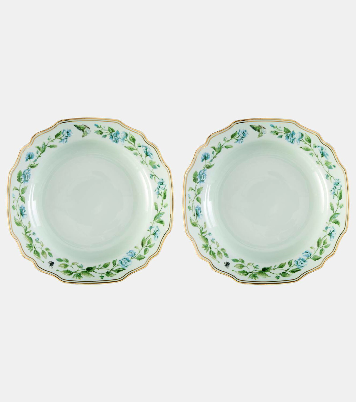 Aquazzura Casa Secret Garden set of 2 soup plates
