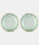 Aquazzura Casa Secret Garden set of 2 soup plates