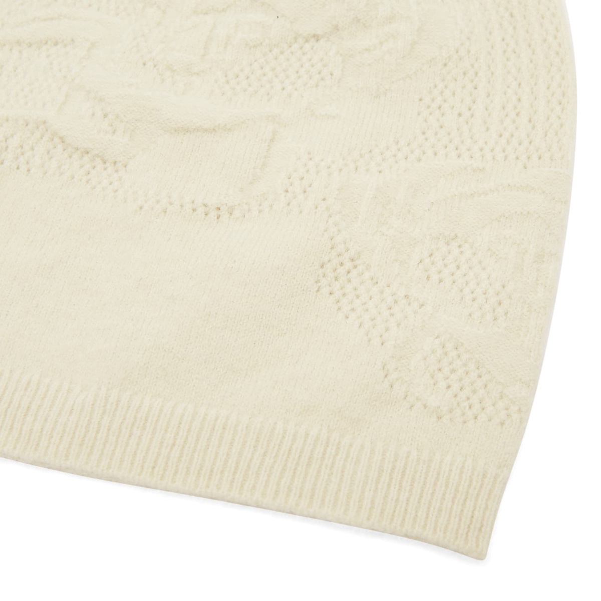 Peachy Den Women's Claudine Knit Hat in Pearl 
