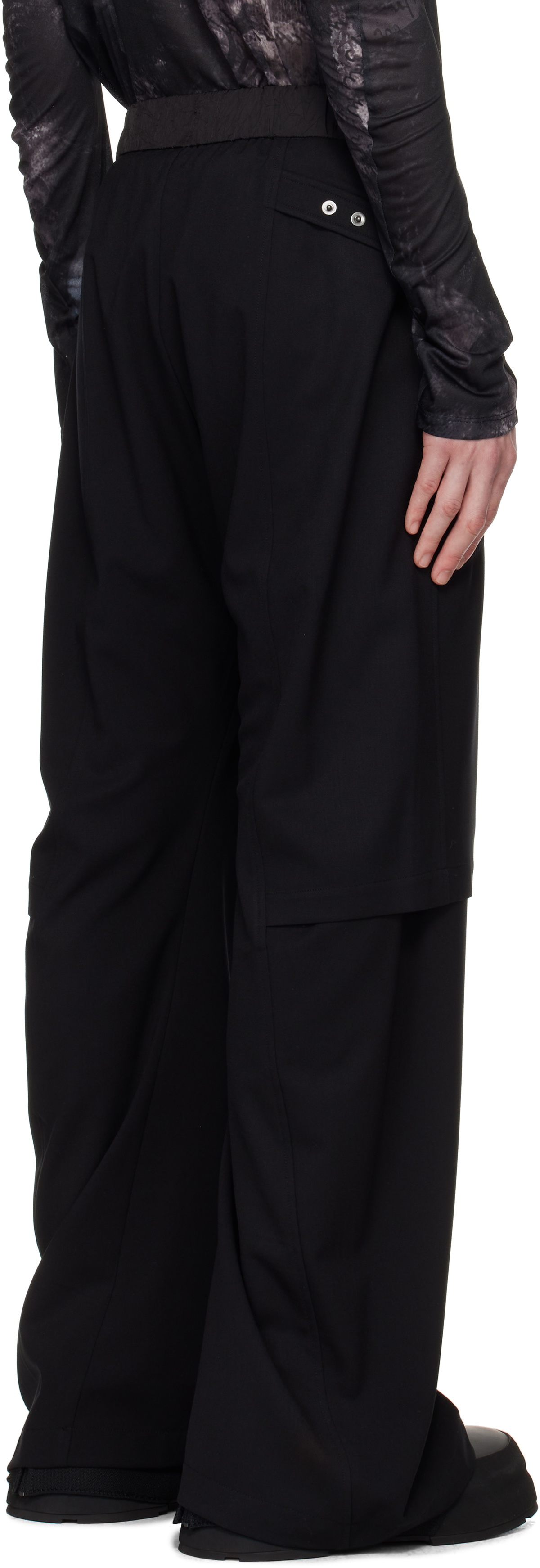 CARNET-ARCHIVE Black Skirt Trousers